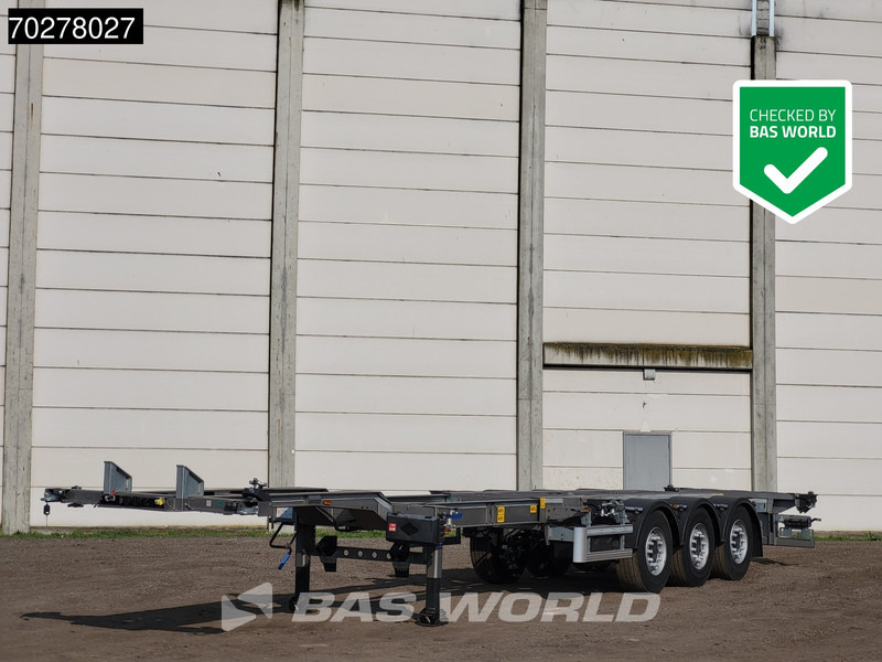 Lecitrailer SR3EC 3 axles UNUSED Liftachse Multi'45 - Επικαθήμενο μεταφοράς εμπορευματοκιβωτίων/ Κινητό αμάξωμα: φωτογραφία 1 Lecitrailer SR3EC 3 axles UNUSED Liftachse Multi'45 - Επικαθήμενο μεταφοράς εμπορευματοκιβωτίων/ Κινητό αμάξωμα: φωτογραφία 1