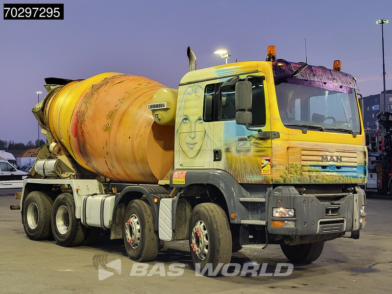 MAN 35.363 8X4 9m3 Liebherr mixer Big-Axle Steelsuspension Automatic Euro 3 - Μπετονιέρα φορτηγό: φωτογραφία 3 MAN 35.363 8X4 9m3 Liebherr mixer Big-Axle Steelsuspension Automatic Euro 3 - Μπετονιέρα φορτηγό: φωτογραφία 3