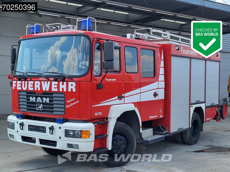 MAN TGA 14.284 4X4 4x4 Manual Schlingmann LF16/12 pump Feuerwehr Steelsuspension Euro 2 - Πυροσβεστικό όχημα: φωτογραφία 1 MAN TGA 14.284 4X4 4x4 Manual Schlingmann LF16/12 pump Feuerwehr Steelsuspension Euro 2 - Πυροσβεστικό όχημα: φωτογραφία 1