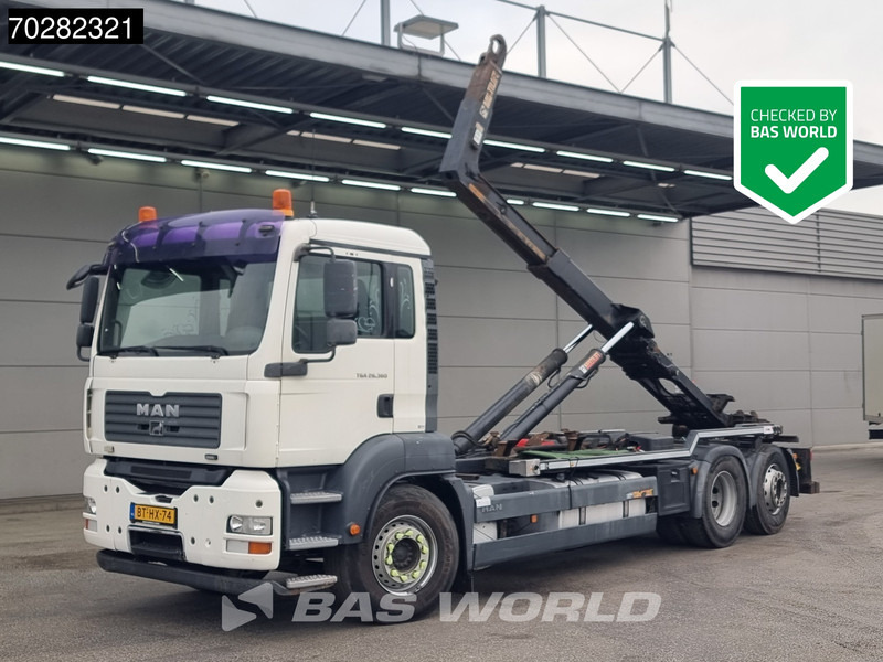 MAN TGA 26.360 6X2 NL-Truck Hydrauliek Haakarm Euro 5 - Φορτηγό φόρτωσης γάντζου: φωτογραφία 1 MAN TGA 26.360 6X2 NL-Truck Hydrauliek Haakarm Euro 5 - Φορτηγό φόρτωσης γάντζου: φωτογραφία 1