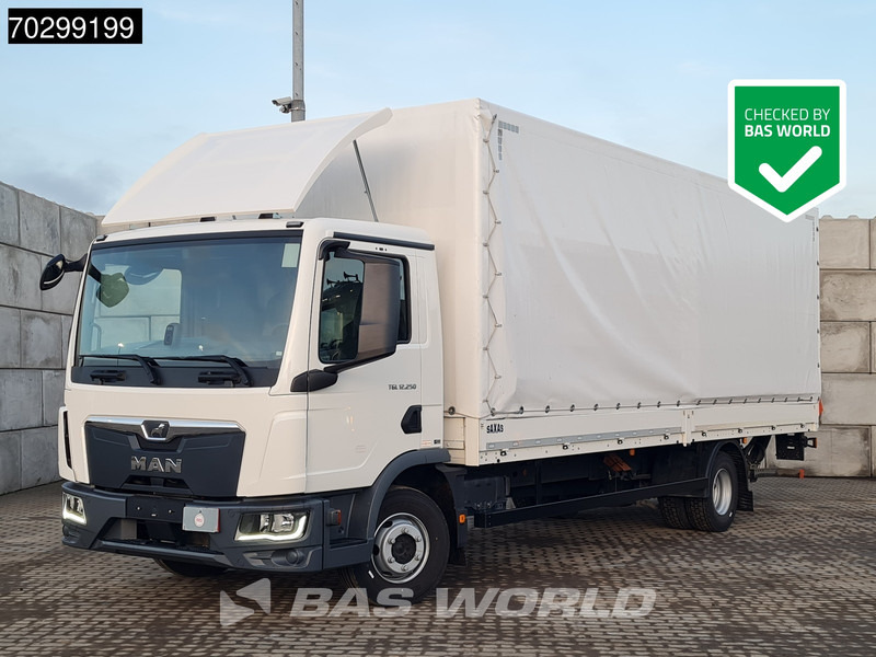 MAN TGL 12.250 4X2 12tonner 1500kg Ladebordwand Automatic Cruise Control Euro 6 - Φορτηγό μουσαμάς: φωτογραφία 1 MAN TGL 12.250 4X2 12tonner 1500kg Ladebordwand Automatic Cruise Control Euro 6 - Φορτηγό μουσαμάς: φωτογραφία 1