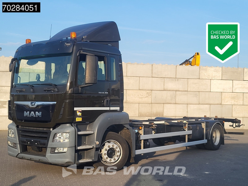 MAN TGS 18.360 834 4X2 19tonner BDF Automatic Navi Euro 6 - Φορτηγό μεταφοράς εμπορευματοκιβωτίων/ Κινητό αμάξωμα: φωτογραφία 1 MAN TGS 18.360 834 4X2 19tonner BDF Automatic Navi Euro 6 - Φορτηγό μεταφοράς εμπορευματοκιβωτίων/ Κινητό αμάξωμα: φωτογραφία 1