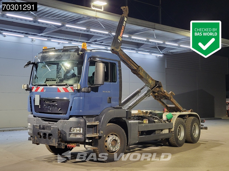 MAN TGS 26.400 6X4 Hiab XR21S56 Containersystem Automatic Euro 5 - Φορτηγό φόρτωσης γάντζου: φωτογραφία 1 MAN TGS 26.400 6X4 Hiab XR21S56 Containersystem Automatic Euro 5 - Φορτηγό φόρτωσης γάντζου: φωτογραφία 1