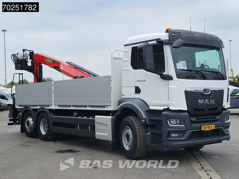 MAN TGS 26.440 6X2 NEW NL-Truck Palfinger PK 20.501 L TEC3 Kran Crane Euro 6 - Φορτηγό με ανοιχτή καρότσα, Φορτηγό με γερανό: φωτογραφία 3 MAN TGS 26.440 6X2 NEW NL-Truck Palfinger PK 20.501 L TEC3 Kran Crane Euro 6 - Φορτηγό με ανοιχτή καρότσα, Φορτηγό με γερανό: φωτογραφία 3