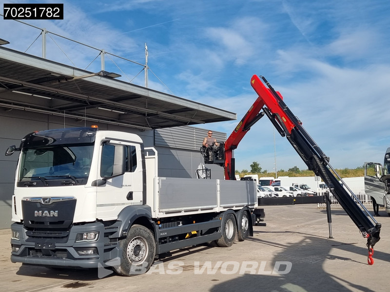 MAN TGS 26.440 6X2 NEW NL-Truck Palfinger PK20.501 L TEC3 Kran Baustoff Lift-Lenk Asche - Φορτηγό με ανοιχτή καρότσα, Φορτηγό με γερανό: φωτογραφία 5 MAN TGS 26.440 6X2 NEW NL-Truck Palfinger PK20.501 L TEC3 Kran Baustoff Lift-Lenk Asche - Φορτηγό με ανοιχτή καρότσα, Φορτηγό με γερανό: φωτογραφία 5