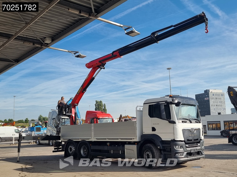 MAN TGS 26.440 6X2 NEW NL-Truck Palfinger PK20.501 L TEC3 Kran Baustoff Lift-Lenk Asche - Φορτηγό με ανοιχτή καρότσα, Φορτηγό με γερανό: φωτογραφία 3 MAN TGS 26.440 6X2 NEW NL-Truck Palfinger PK20.501 L TEC3 Kran Baustoff Lift-Lenk Asche - Φορτηγό με ανοιχτή καρότσα, Φορτηγό με γερανό: φωτογραφία 3