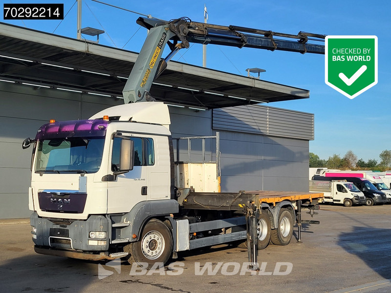 MAN TGS 26.440 6X4 Palfinger PK36002 Crane Retarder Steelsuspension Manual Euro 4 - Φορτηγό με ανοιχτή καρότσα, Φορτηγό με γερανό: φωτογραφία 1 MAN TGS 26.440 6X4 Palfinger PK36002 Crane Retarder Steelsuspension Manual Euro 4 - Φορτηγό με ανοιχτή καρότσα, Φορτηγό με γερανό: φωτογραφία 1