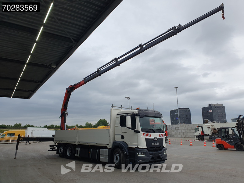 MAN TGS 26.470 6X2 Palfinger PK22002-EH Kran Crane Liftachse Navi Euro 6 - Φορτηγό με ανοιχτή καρότσα, Φορτηγό με γερανό: φωτογραφία 2 MAN TGS 26.470 6X2 Palfinger PK22002-EH Kran Crane Liftachse Navi Euro 6 - Φορτηγό με ανοιχτή καρότσα, Φορτηγό με γερανό: φωτογραφία 2