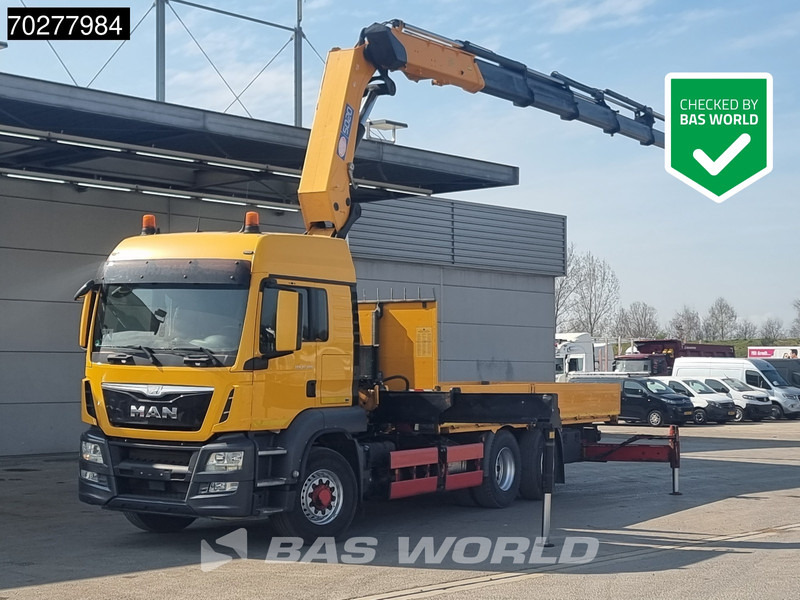 MAN TGS 26.480 6X4 HMF 5020 K6 Crane Kran 6x2H4 Hydrodrive Euro 6 - Φορτηγό με ανοιχτή καρότσα, Φορτηγό με γερανό: φωτογραφία 1 MAN TGS 26.480 6X4 HMF 5020 K6 Crane Kran 6x2H4 Hydrodrive Euro 6 - Φορτηγό με ανοιχτή καρότσα, Φορτηγό με γερανό: φωτογραφία 1