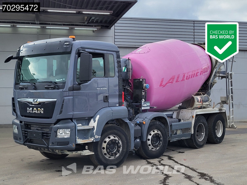 MAN TGS 32.430 8X4 9m3 Stetter Steelsuspension Euro 6 - Μπετονιέρα φορτηγό: φωτογραφία 1 MAN TGS 32.430 8X4 9m3 Stetter Steelsuspension Euro 6 - Μπετονιέρα φορτηγό: φωτογραφία 1
