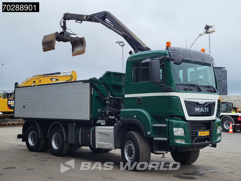 MAN TGS 33.440 TGS 6X6 NL-Truck 12m3 Jansen Tipper HMF 1643 Crane Steering-Axle Big-Axle Automatic Euro 6 - Φορτηγό ανατρεπόμενο, Φορτηγό με γερανό: φωτογραφία 3 MAN TGS 33.440 TGS 6X6 NL-Truck 12m3 Jansen Tipper HMF 1643 Crane Steering-Axle Big-Axle Automatic Euro 6 - Φορτηγό ανατρεπόμενο, Φορτηγό με γερανό: φωτογραφία 3