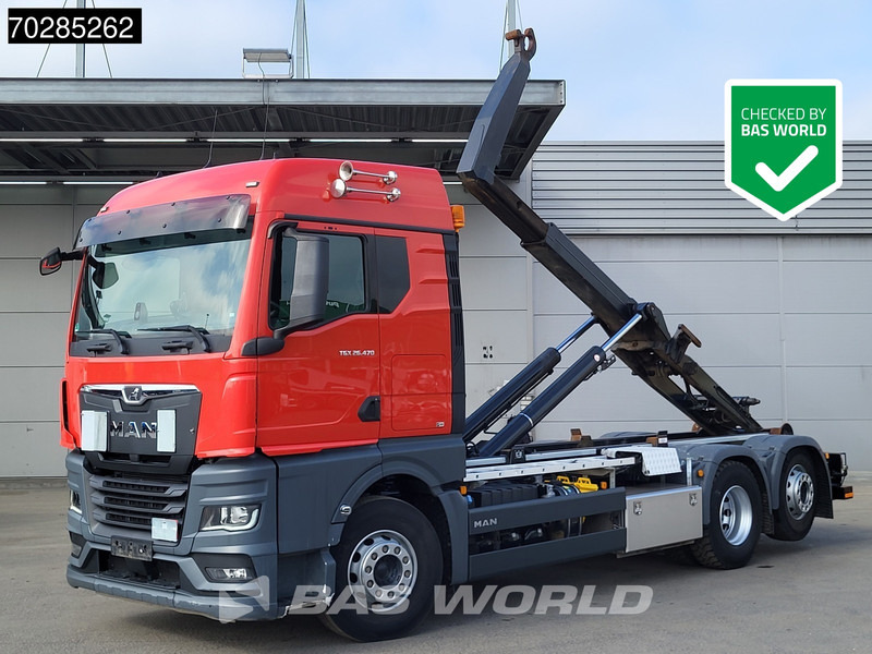 MAN TGX 26.470 TGX 6X2 VDL S-21-6200 ADR Retarder Lift+Lenkachse ACC Euro 6 - Φορτηγό φόρτωσης γάντζου: φωτογραφία 1 MAN TGX 26.470 TGX 6X2 VDL S-21-6200 ADR Retarder Lift+Lenkachse ACC Euro 6 - Φορτηγό φόρτωσης γάντζου: φωτογραφία 1