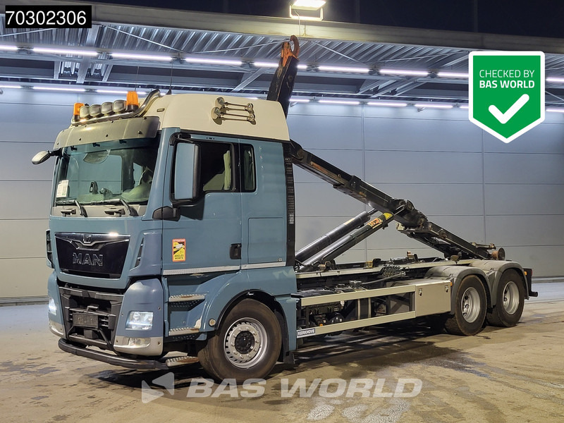MAN TGX 28.460 TGX 6X2 20tons AJK containersystem Automatic Euro 6 - Φορτηγό φόρτωσης γάντζου: φωτογραφία 1 MAN TGX 28.460 TGX 6X2 20tons AJK containersystem Automatic Euro 6 - Φορτηγό φόρτωσης γάντζου: φωτογραφία 1