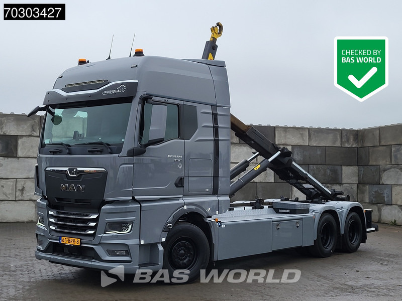 MAN TGX 28.640 TGX 6X2 NL-Truck APK Hyva 26-60-S containersystem Lift-axle Automatic Euro 6 - Φορτηγό φόρτωσης γάντζου: φωτογραφία 1 MAN TGX 28.640 TGX 6X2 NL-Truck APK Hyva 26-60-S containersystem Lift-axle Automatic Euro 6 - Φορτηγό φόρτωσης γάντζου: φωτογραφία 1