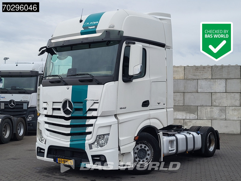 Mercedes-Benz Actros 1842 Actros 4X2 GigaSpace NL-Truck Mega 2xTanks ACC Standklima Euro 6 - Τράκτορας: φωτογραφία 1 Mercedes-Benz Actros 1842 Actros 4X2 GigaSpace NL-Truck Mega 2xTanks ACC Standklima Euro 6 - Τράκτορας: φωτογραφία 1