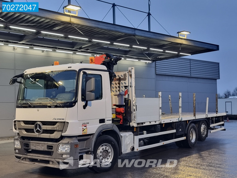 Mercedes-Benz Actros 2536 6X2 Palfinger PK14002-EH A Remote Lift+Lenkachse EEV - Φορτηγό με ανοιχτή καρότσα, Φορτηγό με γερανό: φωτογραφία 2 Mercedes-Benz Actros 2536 6X2 Palfinger PK14002-EH A Remote Lift+Lenkachse EEV - Φορτηγό με ανοιχτή καρότσα, Φορτηγό με γερανό: φωτογραφία 2