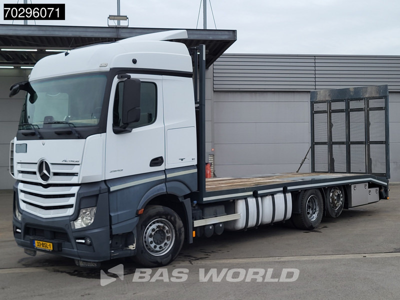 Mercedes-Benz Actros 2543 Actros 6X2 NL-Truck Machine transporter oprijwagen Retarder Lift-Axle ACC Euro 6 - Φορτηγό με ανοιχτή καρότσα: φωτογραφία 3 Mercedes-Benz Actros 2543 Actros 6X2 NL-Truck Machine transporter oprijwagen Retarder Lift-Axle ACC Euro 6 - Φορτηγό με ανοιχτή καρότσα: φωτογραφία 3