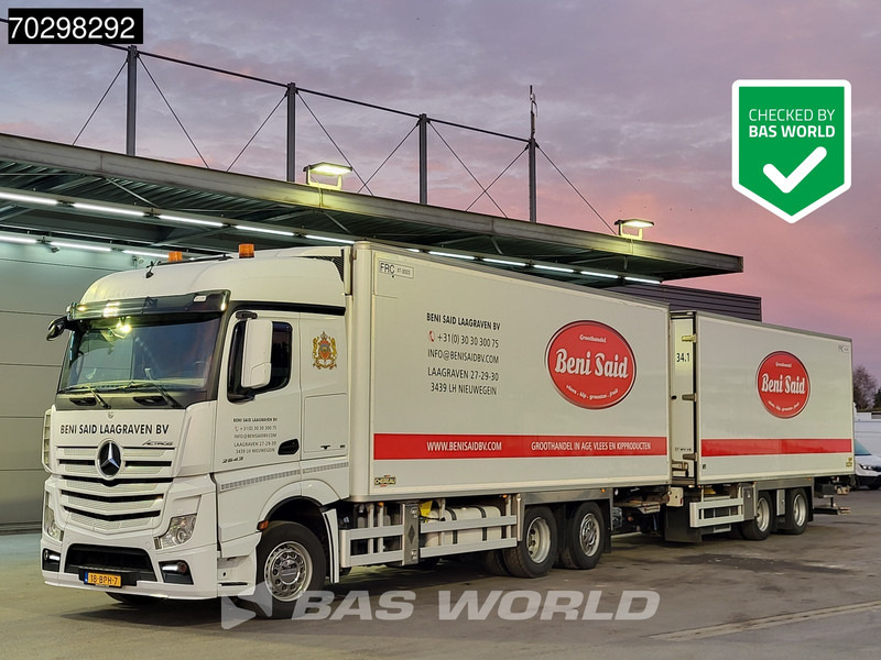 Mercedes-Benz Actros 2643 6X2 NL-Combi Frigoblock FB-FIL2 2tons Ladebordwand Retarder Automatic Xenon - Φορτηγό ψυγείο: φωτογραφία 1 Mercedes-Benz Actros 2643 6X2 NL-Combi Frigoblock FB-FIL2 2tons Ladebordwand Retarder Automatic Xenon - Φορτηγό ψυγείο: φωτογραφία 1