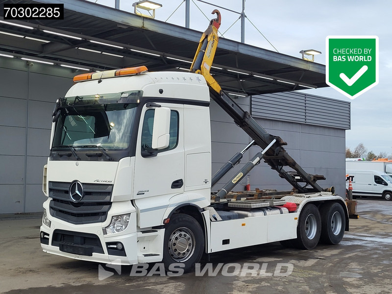 Mercedes-Benz Actros 2645 6X2 Palfinger Pallift containersystem Lift-Axle Automatic Euro 6 - Φορτηγό φόρτωσης γάντζου: φωτογραφία 1 Mercedes-Benz Actros 2645 6X2 Palfinger Pallift containersystem Lift-Axle Automatic Euro 6 - Φορτηγό φόρτωσης γάντζου: φωτογραφία 1