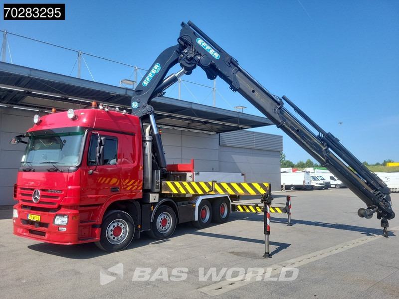 Mercedes-Benz Actros 2648 850 8X4 Effer 850/9S Kran Fifth wheel Big-Axle Automatic Euro 5 - Φορτηγό με ανοιχτή καρότσα, Φορτηγό με γερανό: φωτογραφία 3 Mercedes-Benz Actros 2648 850 8X4 Effer 850/9S Kran Fifth wheel Big-Axle Automatic Euro 5 - Φορτηγό με ανοιχτή καρότσα, Φορτηγό με γερανό: φωτογραφία 3