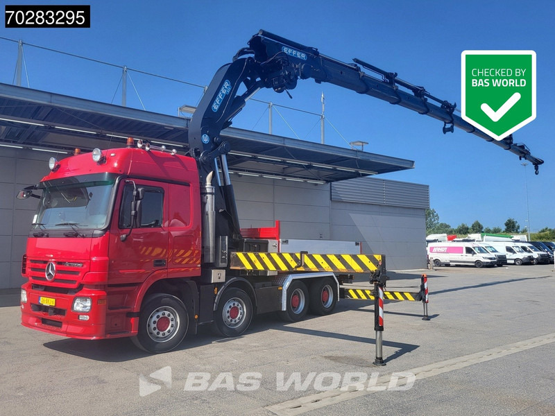 Mercedes-Benz Actros 2648 850 8X4 Effer 850/9S Kran Fifth wheel Big-Axle Automatic Euro 5 - Φορτηγό με ανοιχτή καρότσα, Φορτηγό με γερανό: φωτογραφία 1 Mercedes-Benz Actros 2648 850 8X4 Effer 850/9S Kran Fifth wheel Big-Axle Automatic Euro 5 - Φορτηγό με ανοιχτή καρότσα, Φορτηγό με γερανό: φωτογραφία 1