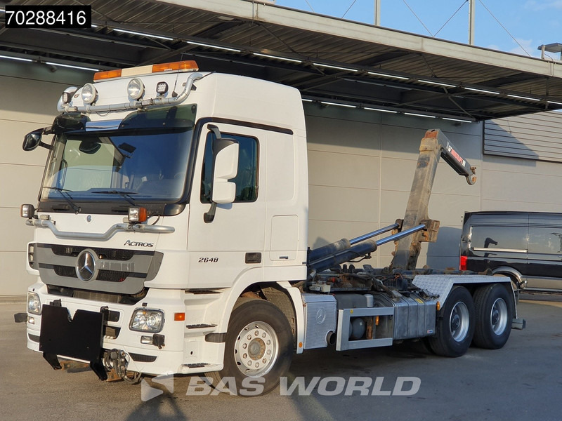 Mercedes-Benz Actros 2648 Actros 6X4 HIAB XR20SL56 Hooklift Big-Axle Automatic Euro 5 - Φορτηγό φόρτωσης γάντζου: φωτογραφία 3 Mercedes-Benz Actros 2648 Actros 6X4 HIAB XR20SL56 Hooklift Big-Axle Automatic Euro 5 - Φορτηγό φόρτωσης γάντζου: φωτογραφία 3