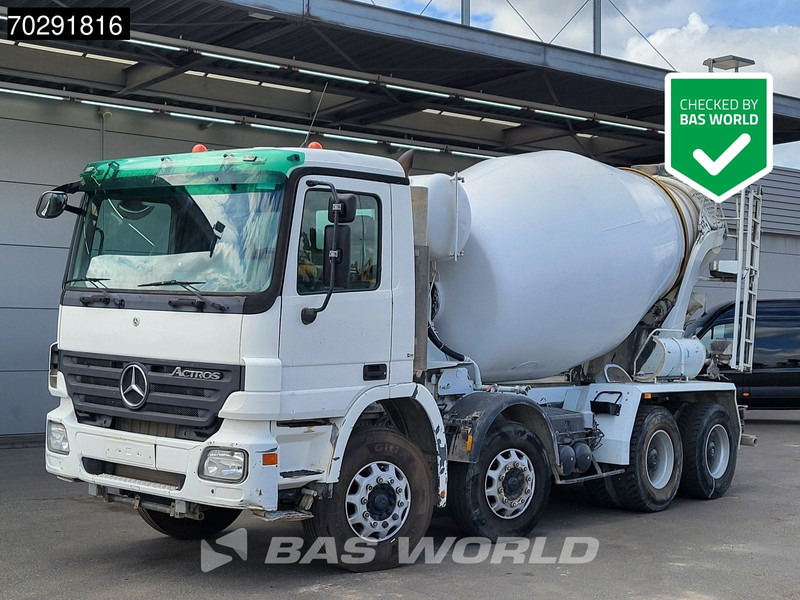 Mercedes-Benz Actros 3236 8X4 9M3 Stetter Mixer Big-Axle 3-Pedals Steelsuspension Euro 3 - Μπετονιέρα φορτηγό: φωτογραφία 1 Mercedes-Benz Actros 3236 8X4 9M3 Stetter Mixer Big-Axle 3-Pedals Steelsuspension Euro 3 - Μπετονιέρα φορτηγό: φωτογραφία 1
