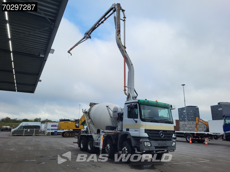Mercedes-Benz Actros 3241 8X4 7m3 Mecbo Mixer Big-Axle Steelsuspension Pompe+Mixer Autoamtic Euro 3 - Αντλία σκυροδέματος: φωτογραφία 3 Mercedes-Benz Actros 3241 8X4 7m3 Mecbo Mixer Big-Axle Steelsuspension Pompe+Mixer Autoamtic Euro 3 - Αντλία σκυροδέματος: φωτογραφία 3