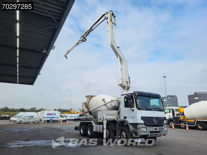Mercedes-Benz Actros 3241 8X4 7m3 Putzmeister Mixer Big-Axle Steelsuspension Automatic Pompe+Mixer Euro 3 - Αντλία σκυροδέματος: φωτογραφία 5 Mercedes-Benz Actros 3241 8X4 7m3 Putzmeister Mixer Big-Axle Steelsuspension Automatic Pompe+Mixer Euro 3 - Αντλία σκυροδέματος: φωτογραφία 5