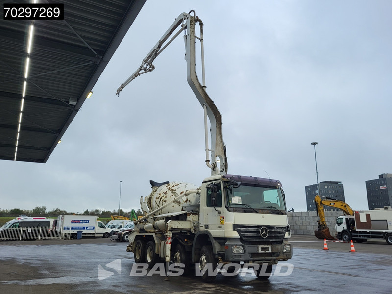Mercedes-Benz Actros 3241 8X4 7m3 Putzmeister Mixer Big-Axle Steelsuspension Automatic Pompe+Mixer Euro 4 - Αντλία σκυροδέματος: φωτογραφία 3 Mercedes-Benz Actros 3241 8X4 7m3 Putzmeister Mixer Big-Axle Steelsuspension Automatic Pompe+Mixer Euro 4 - Αντλία σκυροδέματος: φωτογραφία 3