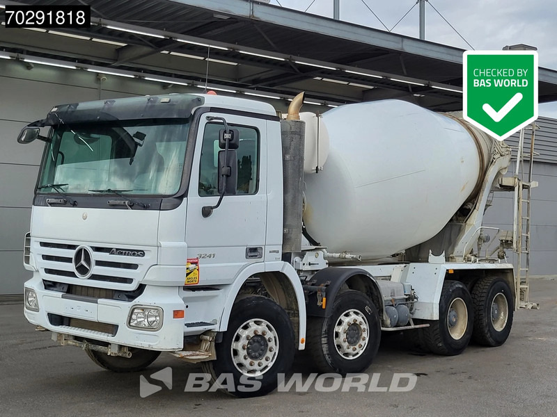 Mercedes-Benz Actros 3241 8X4 9m3 Stetter Steelsuspension 3-Pedals Retarder Euro 4 - Μπετονιέρα φορτηγό: φωτογραφία 1 Mercedes-Benz Actros 3241 8X4 9m3 Stetter Steelsuspension 3-Pedals Retarder Euro 4 - Μπετονιέρα φορτηγό: φωτογραφία 1