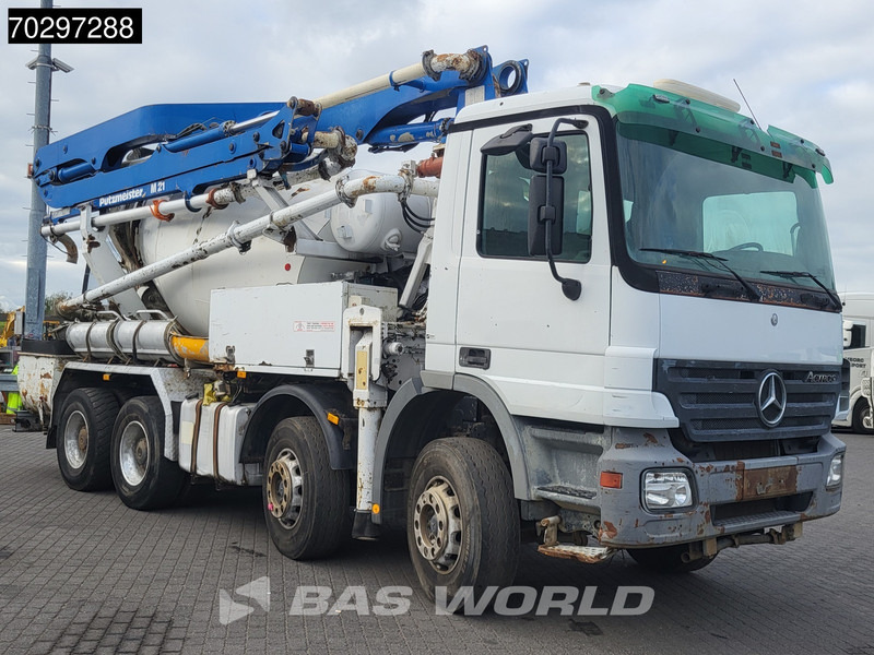 Mercedes-Benz Actros 3241 8X4 Putzmeister TMM 21 +7m3 Liebherr PUMI Steelsuspension 3-Pedals Euro 3 - Αντλία σκυροδέματος: φωτογραφία 3 Mercedes-Benz Actros 3241 8X4 Putzmeister TMM 21 +7m3 Liebherr PUMI Steelsuspension 3-Pedals Euro 3 - Αντλία σκυροδέματος: φωτογραφία 3