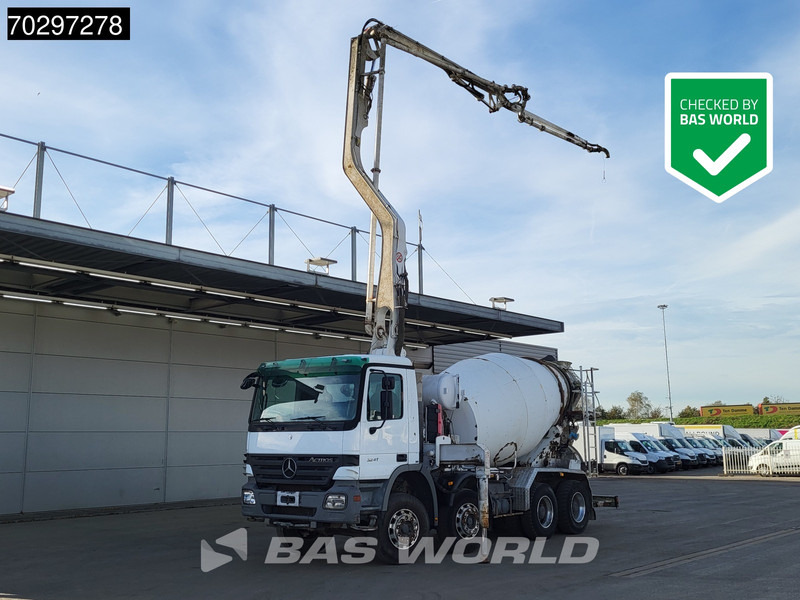 Mercedes-Benz Actros 3241 8X4 Putzmeister TMM 21-G2 PUMI 7m3 Mixer Big-Axle Steelsuspension 3-Pedals Euro 3 - Αντλία σκυροδέματος: φωτογραφία 1 Mercedes-Benz Actros 3241 8X4 Putzmeister TMM 21-G2 PUMI 7m3 Mixer Big-Axle Steelsuspension 3-Pedals Euro 3 - Αντλία σκυροδέματος: φωτογραφία 1