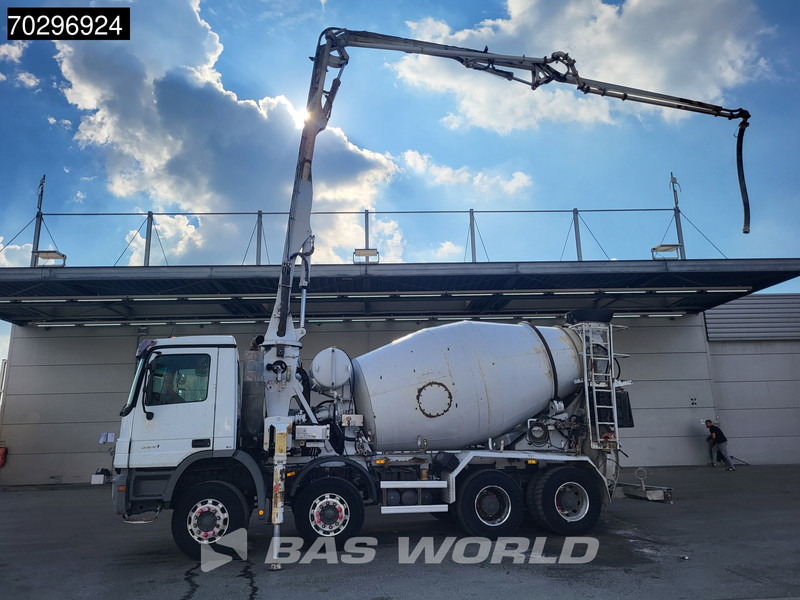 Mercedes-Benz Actros 3241 8X4 Putzmeister TMM 21 PUMI 7m3 Liebherr mixer 3-Pedals Big-Axle Euro 3 - Μπετονιέρα φορτηγό: φωτογραφία 2 Mercedes-Benz Actros 3241 8X4 Putzmeister TMM 21 PUMI 7m3 Liebherr mixer 3-Pedals Big-Axle Euro 3 - Μπετονιέρα φορτηγό: φωτογραφία 2