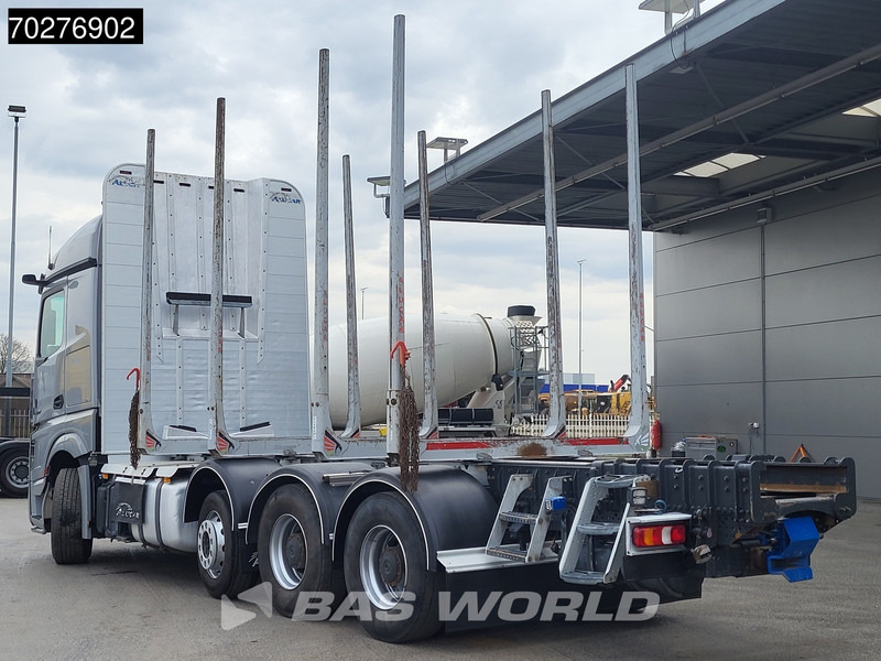 Mercedes-Benz Actros 3563 8X4 Big-Axle Lift+Lenkachse Euro 6 - Φορτηγό ξυλείας: φωτογραφία 2 Mercedes-Benz Actros 3563 8X4 Big-Axle Lift+Lenkachse Euro 6 - Φορτηγό ξυλείας: φωτογραφία 2