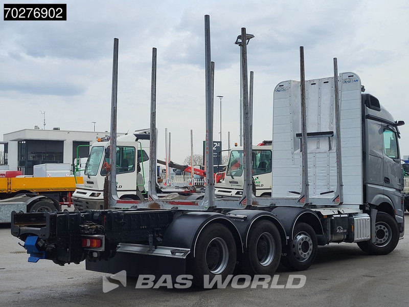 Mercedes-Benz Actros 3563 8X4 Big-Axle Lift+Lenkachse Euro 6 - Φορτηγό ξυλείας: φωτογραφία 5 Mercedes-Benz Actros 3563 8X4 Big-Axle Lift+Lenkachse Euro 6 - Φορτηγό ξυλείας: φωτογραφία 5