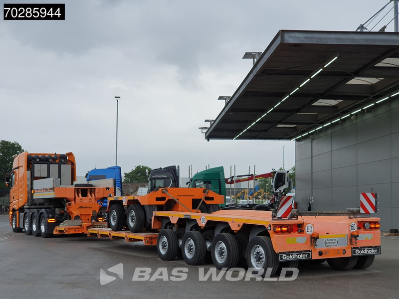 Mercedes-Benz Actros 8X4 180T GigaSpace Retarder Hydrauliek BigAxle Alcoa´s // Lowbed Trailer / 6 Axles / Hydraulic Pendle Axles / Extendable - Τράκτορας: φωτογραφία 3 Mercedes-Benz Actros 8X4 180T GigaSpace Retarder Hydrauliek BigAxle Alcoa´s // Lowbed Trailer / 6 Axles / Hydraulic Pendle Axles / Extendable - Τράκτορας: φωτογραφία 3
