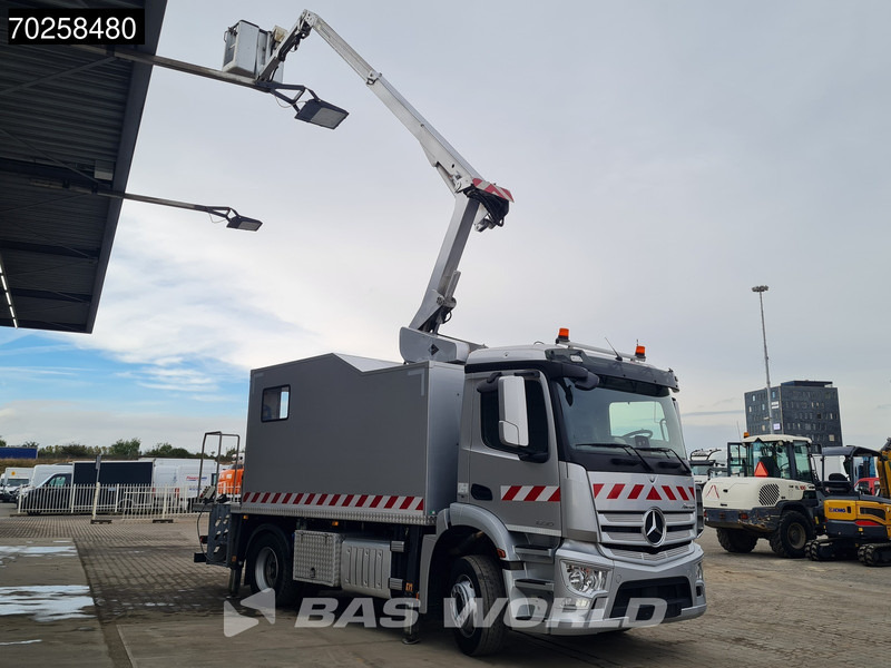 Mercedes-Benz Antos 1830 4X2 Hubarbeitsbühne 14.70m Time France VST 248 NF Navi Euro 6 - Φορτηγό με γερανό: φωτογραφία 5 Mercedes-Benz Antos 1830 4X2 Hubarbeitsbühne 14.70m Time France VST 248 NF Navi Euro 6 - Φορτηγό με γερανό: φωτογραφία 5