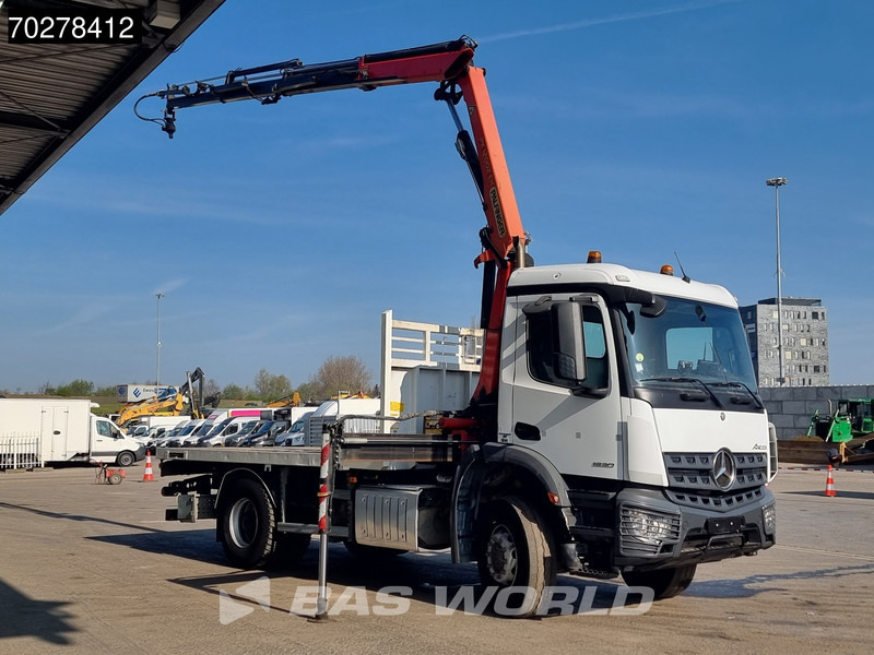 Mercedes-Benz Arocs 1830 4X2 Palfinger PK12.002 EH B Remote Full Steel Big-Axle Euro 6 - Φορτηγό με ανοιχτή καρότσα, Φορτηγό με γερανό: φωτογραφία 3 Mercedes-Benz Arocs 1830 4X2 Palfinger PK12.002 EH B Remote Full Steel Big-Axle Euro 6 - Φορτηγό με ανοιχτή καρότσα, Φορτηγό με γερανό: φωτογραφία 3