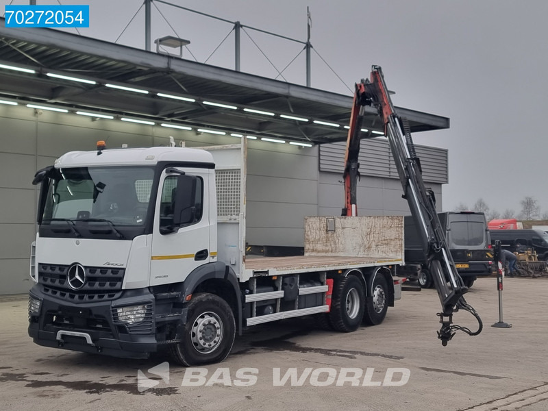 Mercedes-Benz Arocs 2536 6X2 Palfinger PK 16002 Crane Lenkasche Euro 6 - Φορτηγό με ανοιχτή καρότσα, Φορτηγό με γερανό: φωτογραφία 5 Mercedes-Benz Arocs 2536 6X2 Palfinger PK 16002 Crane Lenkasche Euro 6 - Φορτηγό με ανοιχτή καρότσα, Φορτηγό με γερανό: φωτογραφία 5