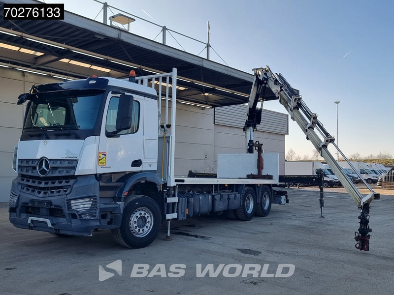 Mercedes-Benz Arocs 2636 6X4 HIAB X-HIDUO 188 ES-S Crane Kran Big axle Euro 6 - Φορτηγό με ανοιχτή καρότσα, Φορτηγό με γερανό: φωτογραφία 5 Mercedes-Benz Arocs 2636 6X4 HIAB X-HIDUO 188 ES-S Crane Kran Big axle Euro 6 - Φορτηγό με ανοιχτή καρότσα, Φορτηγό με γερανό: φωτογραφία 5