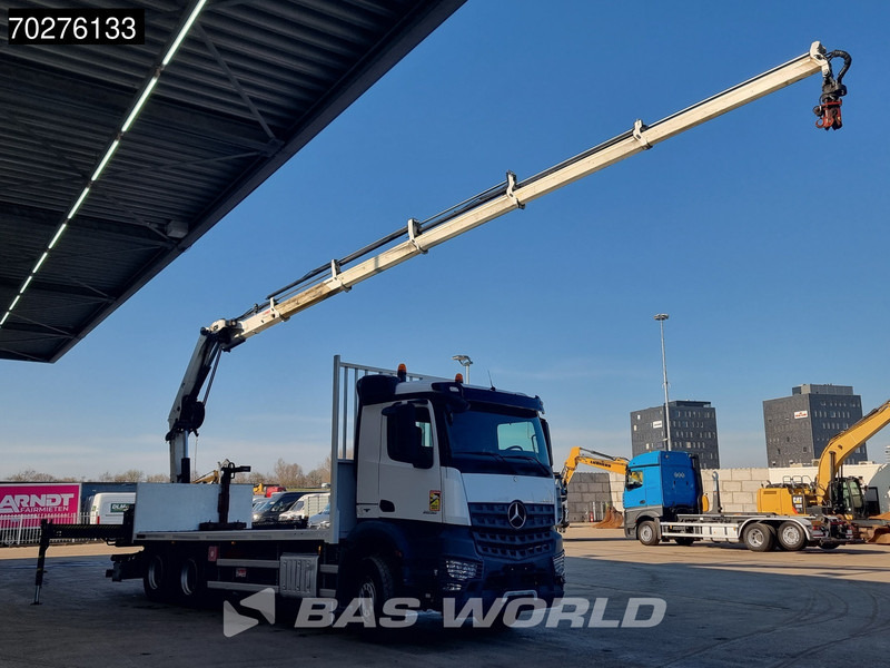 Mercedes-Benz Arocs 2636 6X4 HIAB X-HIDUO 188 ES-S Crane Kran Big axle Euro 6 - Φορτηγό με ανοιχτή καρότσα, Φορτηγό με γερανό: φωτογραφία 3 Mercedes-Benz Arocs 2636 6X4 HIAB X-HIDUO 188 ES-S Crane Kran Big axle Euro 6 - Φορτηγό με ανοιχτή καρότσα, Φορτηγό με γερανό: φωτογραφία 3