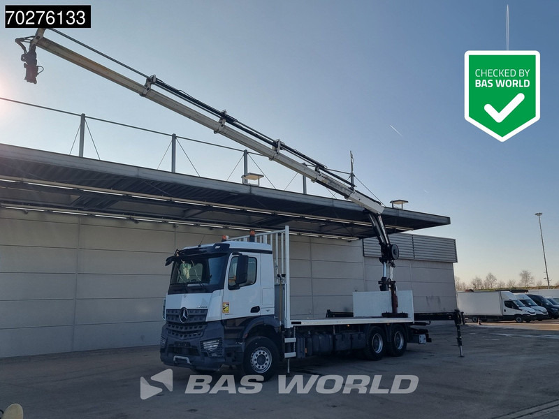 Mercedes-Benz Arocs 2636 6X4 HIAB X-HIDUO 188 ES-S Crane Kran Big axle Euro 6 - Φορτηγό με ανοιχτή καρότσα, Φορτηγό με γερανό: φωτογραφία 1 Mercedes-Benz Arocs 2636 6X4 HIAB X-HIDUO 188 ES-S Crane Kran Big axle Euro 6 - Φορτηγό με ανοιχτή καρότσα, Φορτηγό με γερανό: φωτογραφία 1