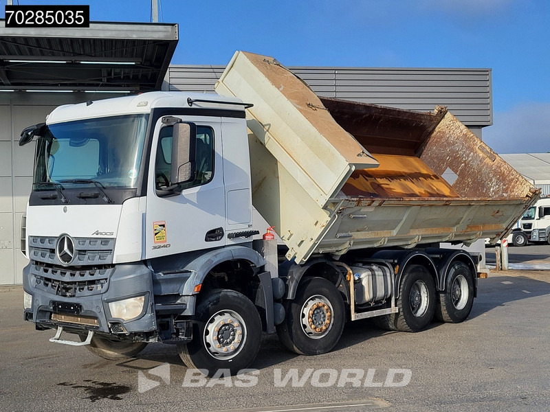 Mercedes-Benz Arocs 3240 8X4 12m3 2-side Tipper Steel Suspension Automatic Big-Axle Euro 6 - Φορτηγό ανατρεπόμενο: φωτογραφία 5 Mercedes-Benz Arocs 3240 8X4 12m3 2-side Tipper Steel Suspension Automatic Big-Axle Euro 6 - Φορτηγό ανατρεπόμενο: φωτογραφία 5
