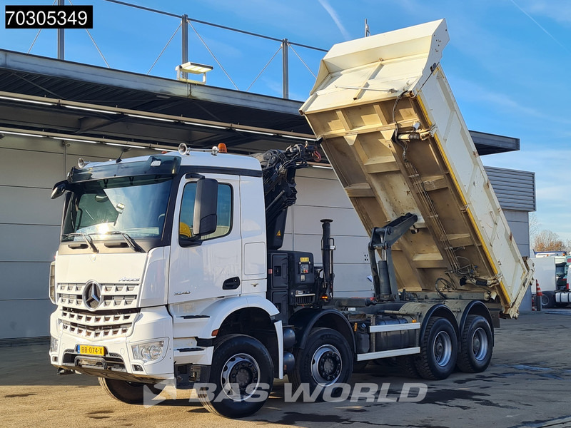 Φορτηγό ανατρεπόμενο, Φορτηγό με γερανό Mercedes-Benz Arocs 3240 8X4 HIAB X-HIDUO 188 E-2 Kran Crane 3-side tipper Big-Axle Euro 6: φωτογραφία 20 Φορτηγό ανατρεπόμενο, Φορτηγό με γερανό Mercedes-Benz Arocs 3240 8X4 HIAB X-HIDUO 188 E-2 Kran Crane 3-side tipper Big-Axle Euro 6: φωτογραφία 20