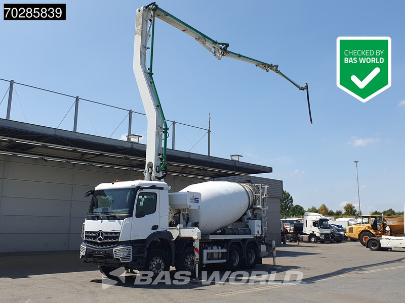 Mercedes-Benz Arocs 3243 8X4 9m3 Sermac Twinstar 4Z28 PUMI Steelsuspension Big-Axle Euro 6 - Φορτηγό: φωτογραφία 1 Mercedes-Benz Arocs 3243 8X4 9m3 Sermac Twinstar 4Z28 PUMI Steelsuspension Big-Axle Euro 6 - Φορτηγό: φωτογραφία 1