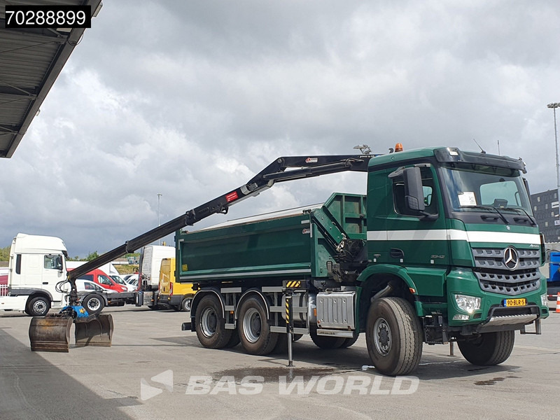 Mercedes-Benz Arocs 3342 Arocs 6X6 NL-Truck HMF 1643 Z-Crane Kran Steering Axle Big-Axle Euro 6 - Φορτηγό ανατρεπόμενο, Φορτηγό με γερανό: φωτογραφία 5 Mercedes-Benz Arocs 3342 Arocs 6X6 NL-Truck HMF 1643 Z-Crane Kran Steering Axle Big-Axle Euro 6 - Φορτηγό ανατρεπόμενο, Φορτηγό με γερανό: φωτογραφία 5
