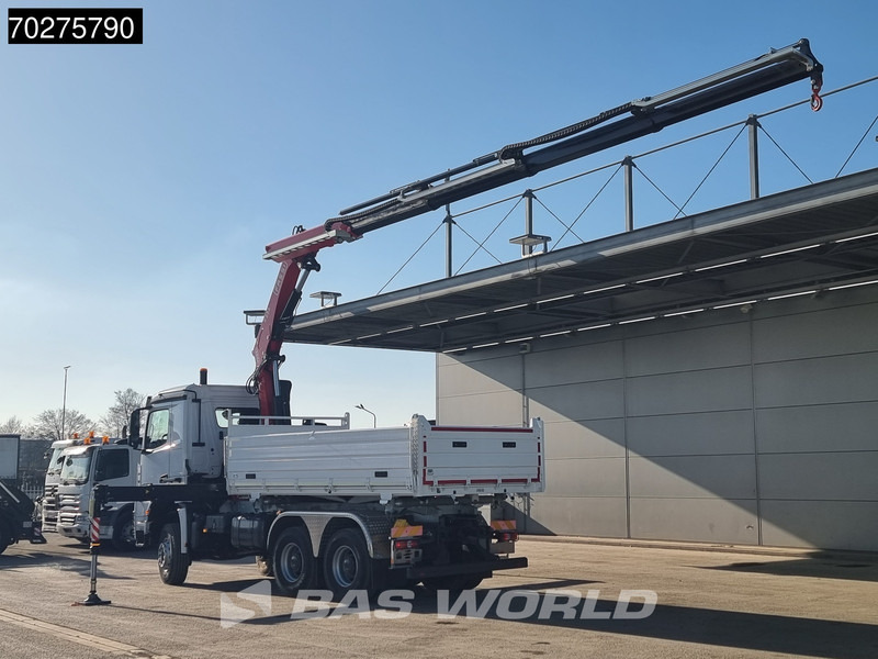 Mercedes-Benz Arocs 3348 6X6 Full Steel Retarder Fassi 25T/M Crane Kran Euro 6 - Φορτηγό ανατρεπόμενο, Φορτηγό με γερανό: φωτογραφία 2 Mercedes-Benz Arocs 3348 6X6 Full Steel Retarder Fassi 25T/M Crane Kran Euro 6 - Φορτηγό ανατρεπόμενο, Φορτηγό με γερανό: φωτογραφία 2