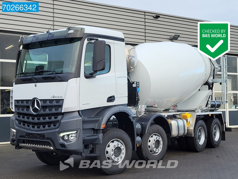 Mercedes-Benz Arocs 4140 8X4 NEW 10m3 Remmel mixer Big-Axle Steelsuspension Euro 3 - Μπετονιέρα φορτηγό: φωτογραφία 1 Mercedes-Benz Arocs 4140 8X4 NEW 10m3 Remmel mixer Big-Axle Steelsuspension Euro 3 - Μπετονιέρα φορτηγό: φωτογραφία 1
