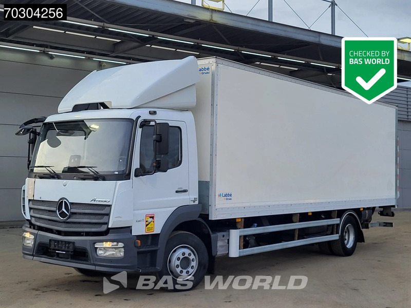 Mercedes-Benz Atego 1318 4X2 13.5tonner Automatic 1500kg Ladebordwand Euro 6 - Φορτηγό κόφα: φωτογραφία 1 Mercedes-Benz Atego 1318 4X2 13.5tonner Automatic 1500kg Ladebordwand Euro 6 - Φορτηγό κόφα: φωτογραφία 1